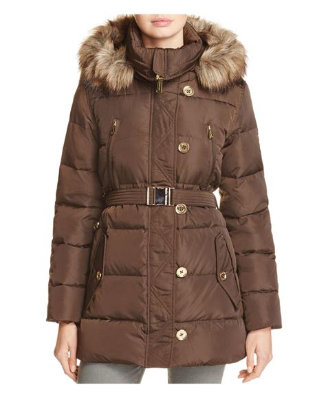 michael kors women's puffer jacket waist length|Michael Kors puffer coat 2x.